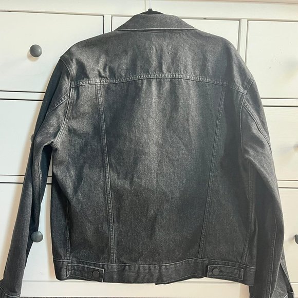 Warp+Weft -  Black Denim Jacket - L - Picture 3 of 4